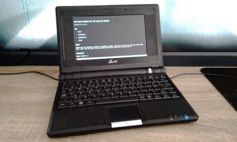 Resurecting An Eee Pc Netbook With Debian